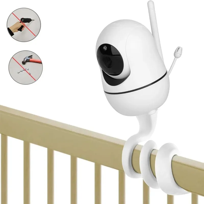 SM50 SM70 BABY6 Nouveau support de caméra pour moniteur de bébé, support de berceau multifonction universel réglable avec bras long 6