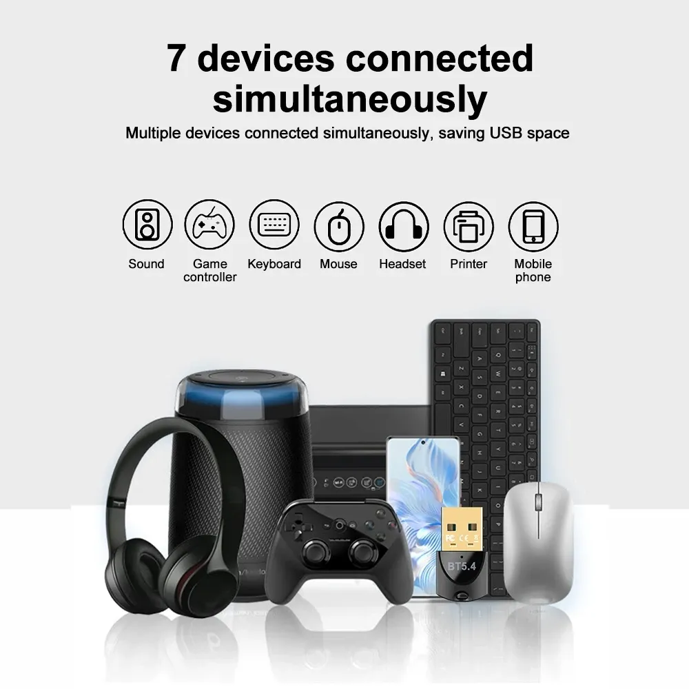 Adaptateur USB Bluetooth 5.4 pour PC 3