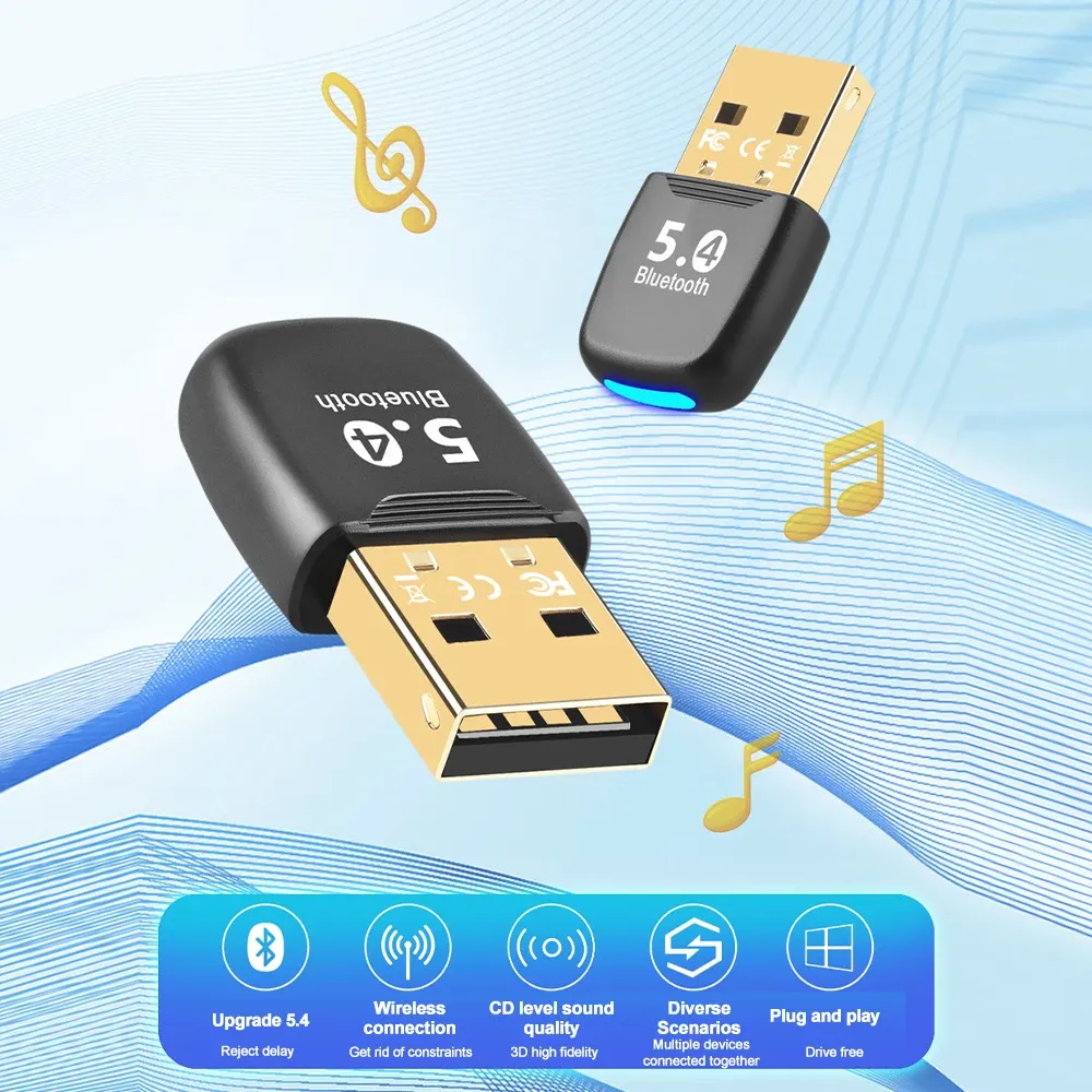 Adaptateur Bluetooth 5.4 pour PC, finition