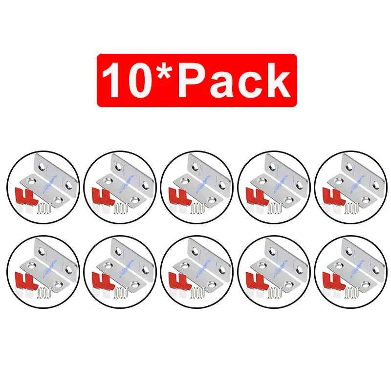 Loquet magnétique invisible pour armoire et tiroir, fermeture ultra-fine à aimants puissants, idéal pour placard de cuisine 7