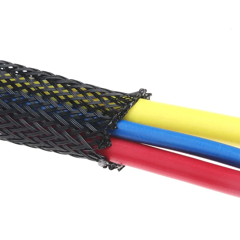 Manchon de câble extensible en PET tressé, longueur 5 m, protection de câbles et presse-étoupe, gaine d'isolation Ø 4/6/8/10/12/15/20/25 mm 4
