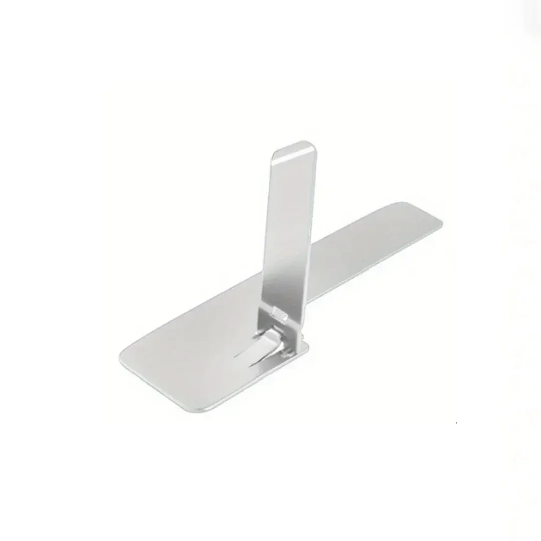 Support de téléphone universel ultra-fin et pliable en métal et acier pour bureau, compatible iPhone et Samsung, lot de 1 ou 2 7