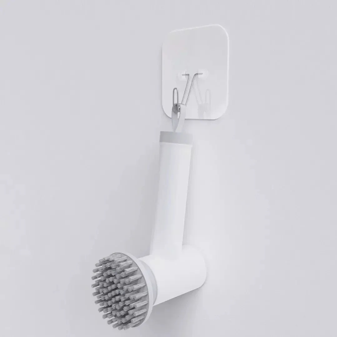 Xiaoda – Brosse de nettoyage électrique rotative à 360°, multifonction et rechargeable, pour cuisine et salle de bain 3