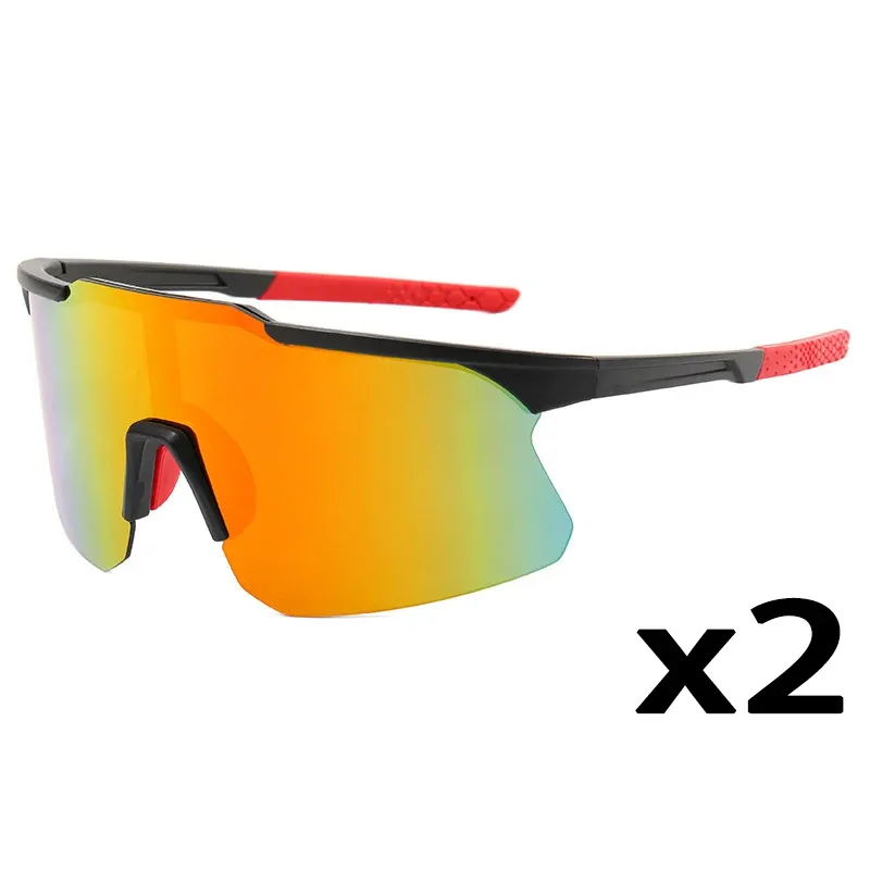 Lunettes de soleil polarisées pour le cyclisme et les sports de plein air, lot de 1, 2 ou 8 pièces, mixte 12