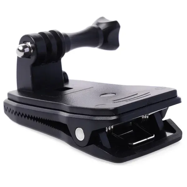 Ceinture de chapeau rotative à 360° pour GoPro Hero 4 Session/4/3+/Hero 3/2, sac à dos, accessoires de caméra, support de serrage pour action de ski - Image 1