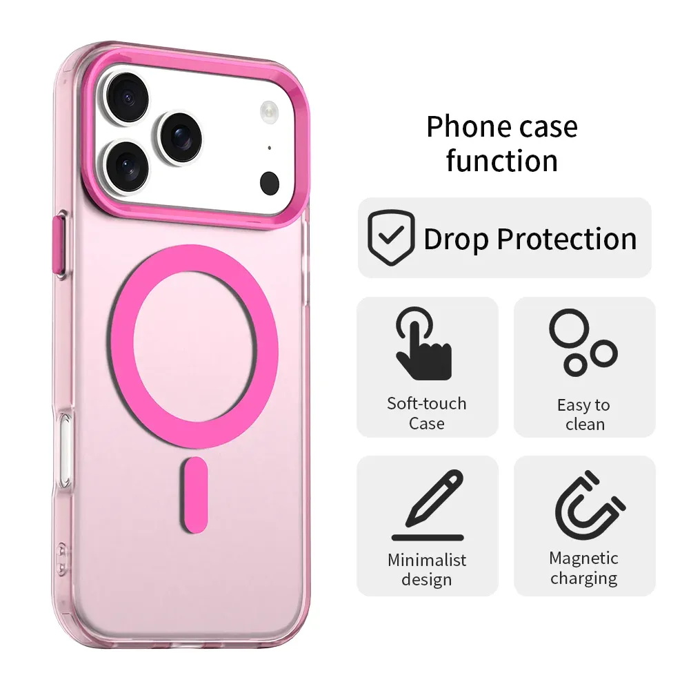 Coque transparente mate compatible MagSafe pour iPhone 18, 17, 16, 15, 14 Plus, 13 et 12 Pro Max, antichoc 5