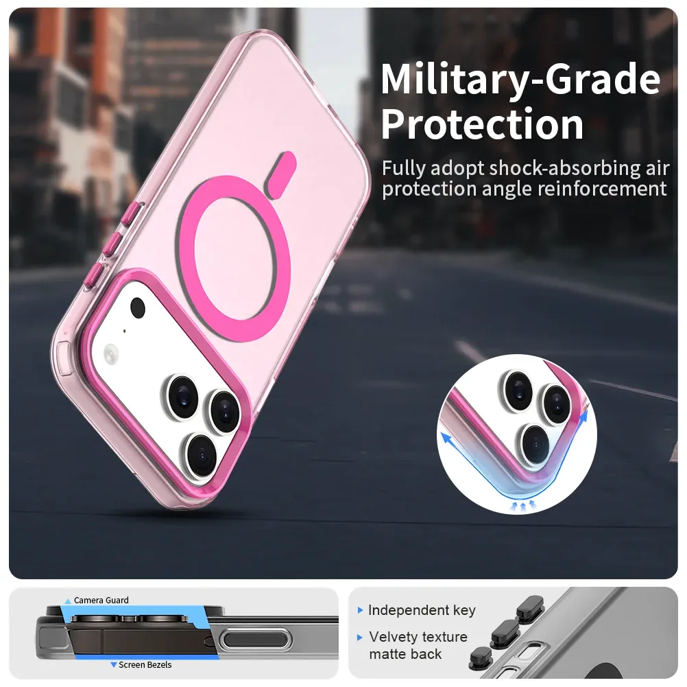 Coque MagSafe, bords renforcés