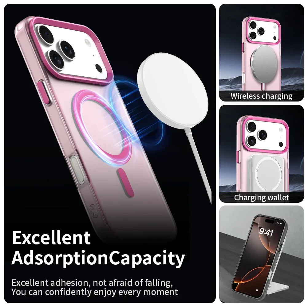Coque transparente mate, vue arrière