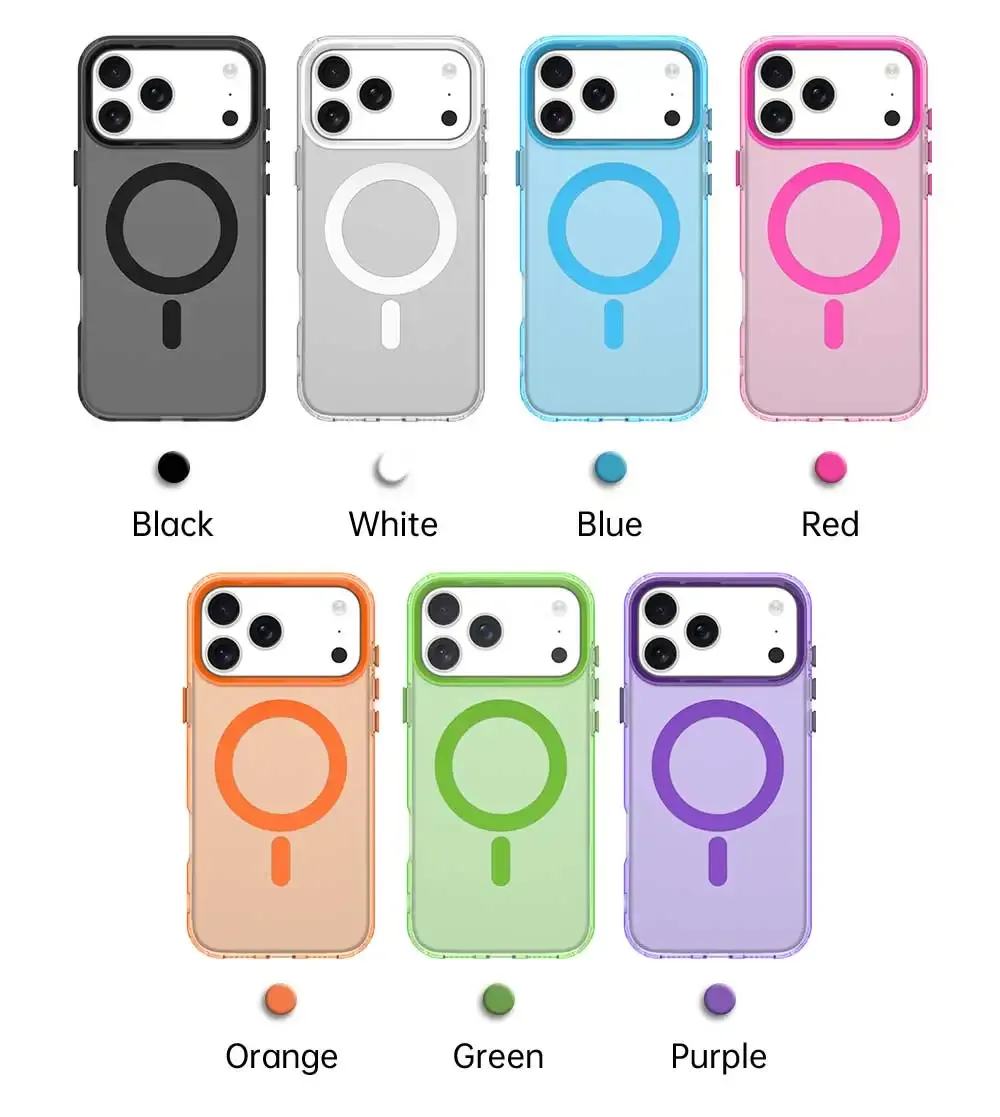 Coque MagSafe, couleurs vives