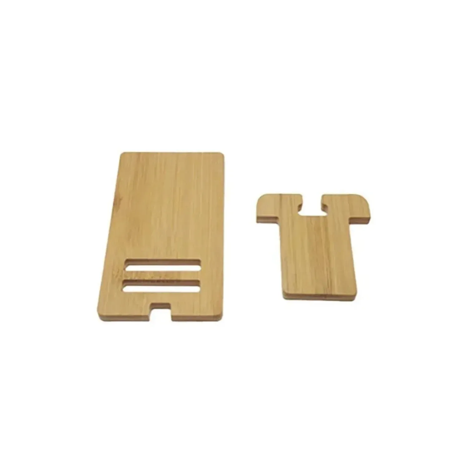 Support de téléphone en bambou pour bureau, support de charge en bois pour smartphone, support multifonction créatif 7
