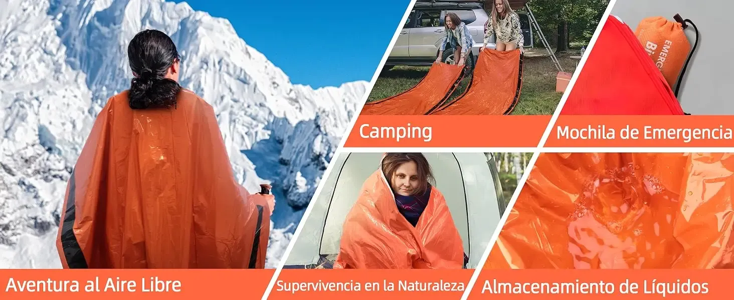Sac bivouac en Mylar pour le camping