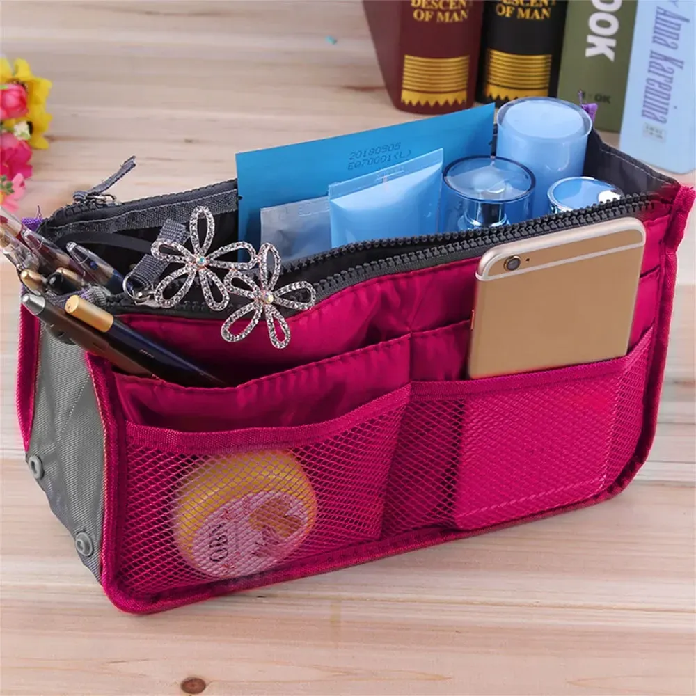 Sac à main de voyage pliable en nylon pour femme, grande capacité 6