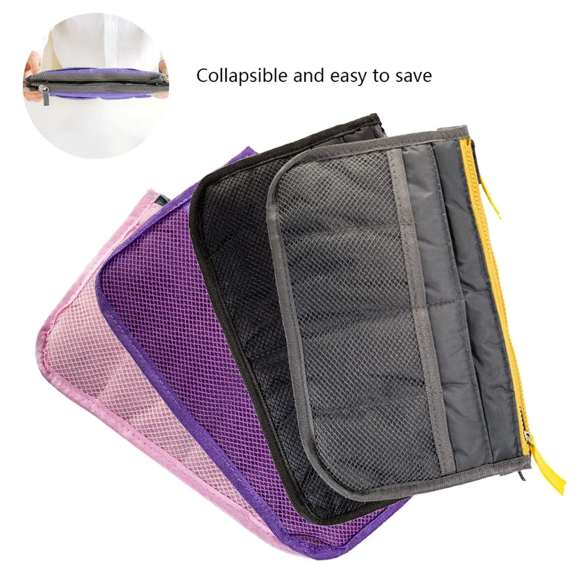 Sac organisateur de voyage, détail des poches