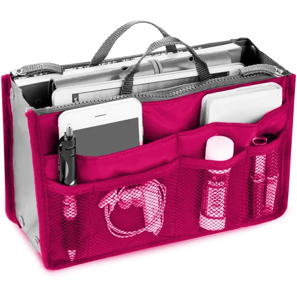 Sac à main de voyage pliable en nylon pour femme, grande capacité 8
