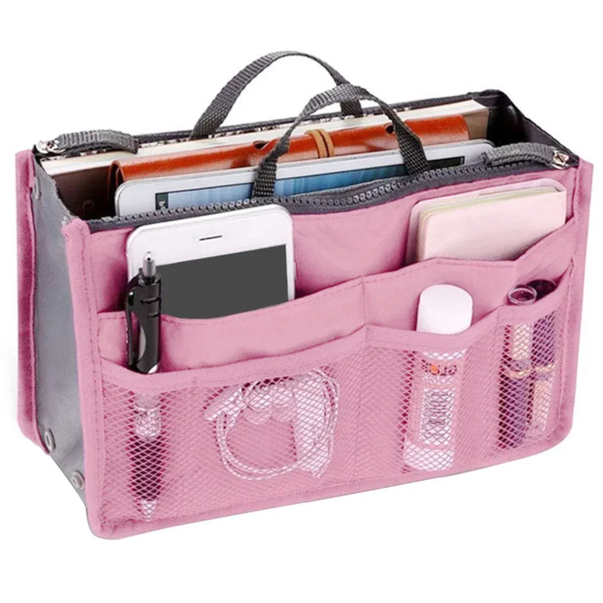 Sac à main de voyage pliable en nylon pour femme, grande capacité 10