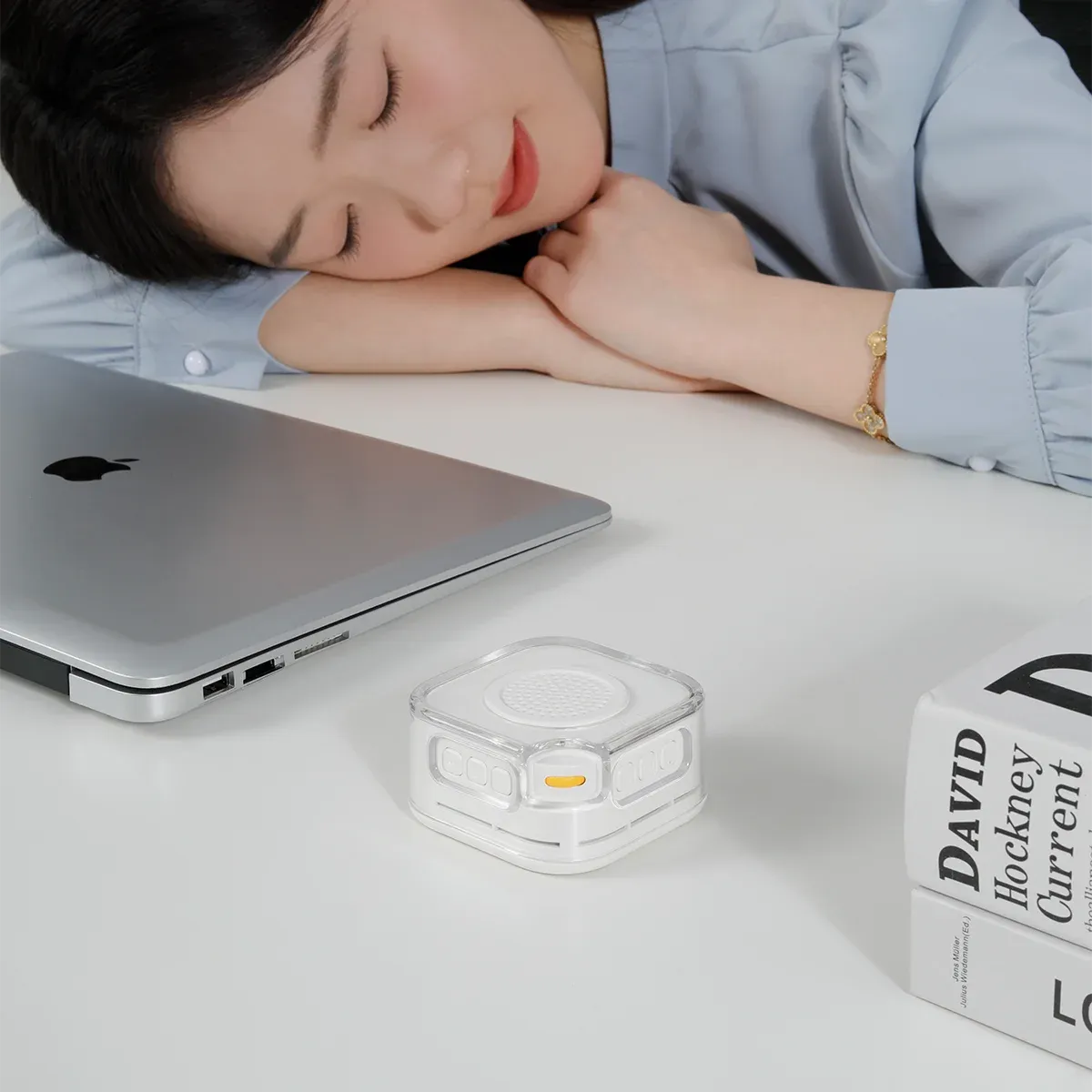 Machine à bruit blanc Bluetooth avec veilleuse, aide au sommeil pour bébés et adultes 2