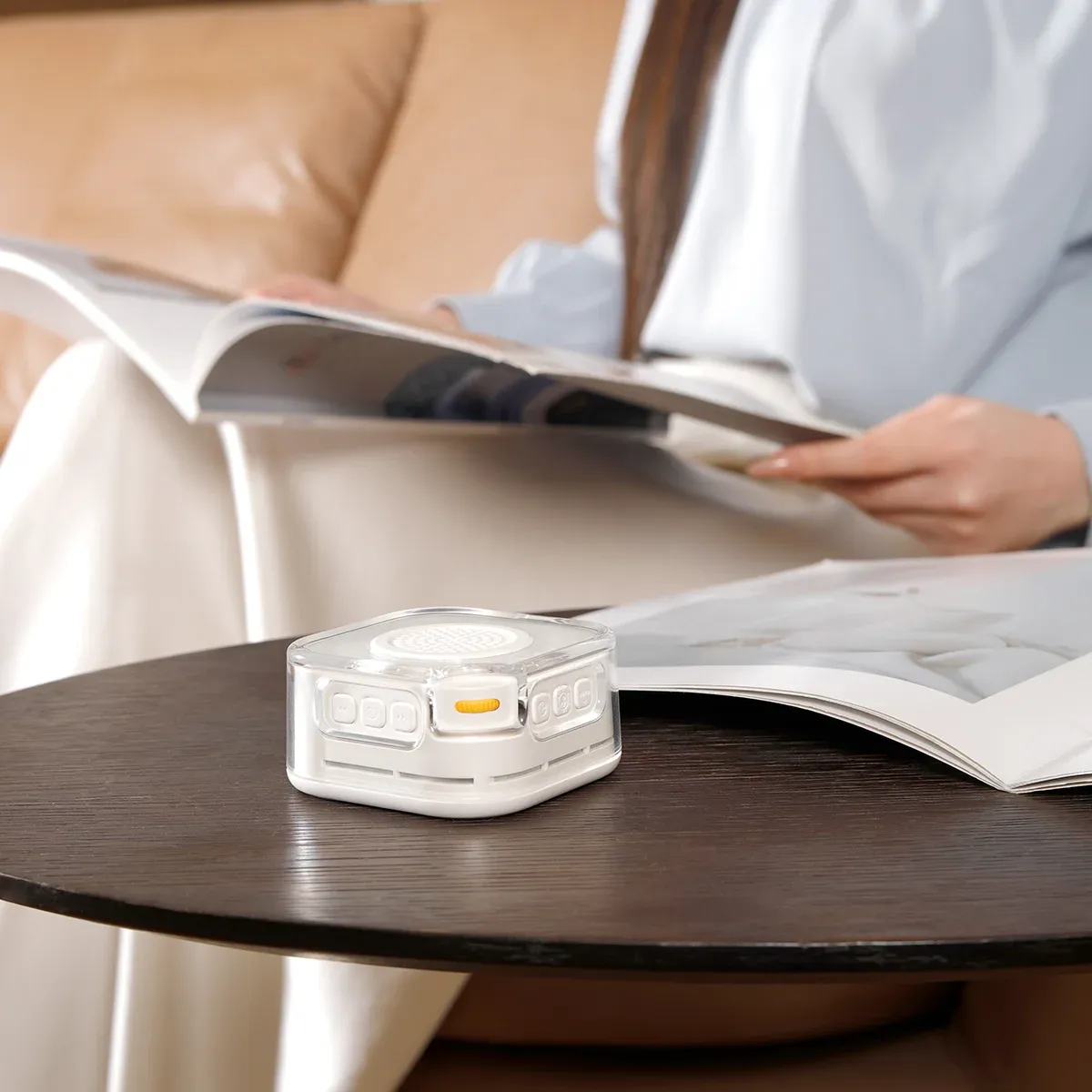 Machine à bruit blanc Bluetooth avec veilleuse, aide au sommeil pour bébés et adultes 6