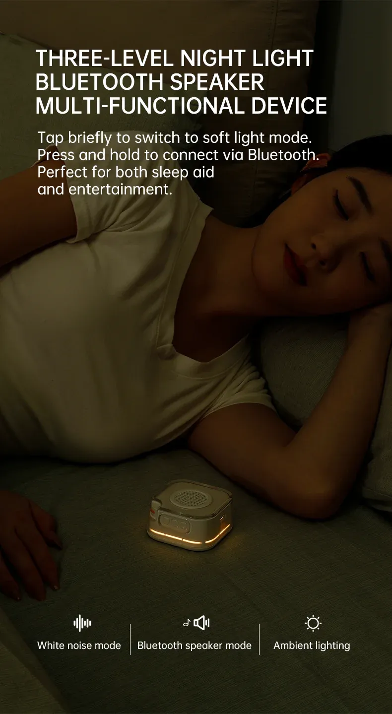 Lampe de chevet et haut-parleur Bluetooth