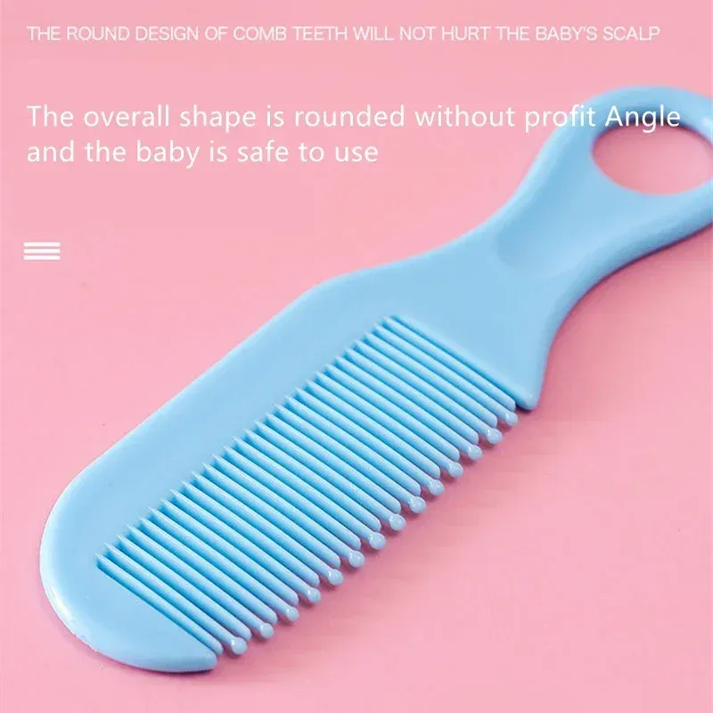 Kit de soins pour bébé 6 pièces : peigne, brosse, coupe-ongles et ciseaux 5