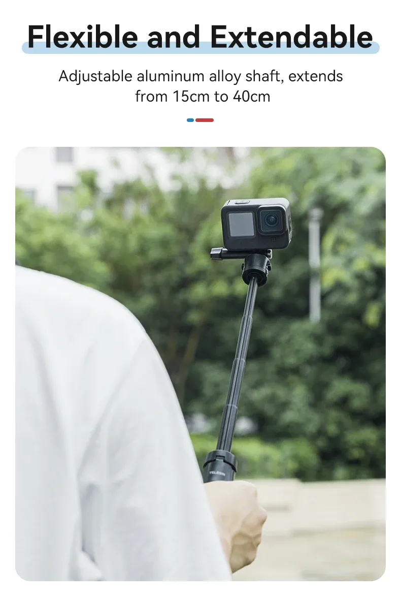 Perche à selfie TELESIN, aventure en plein air