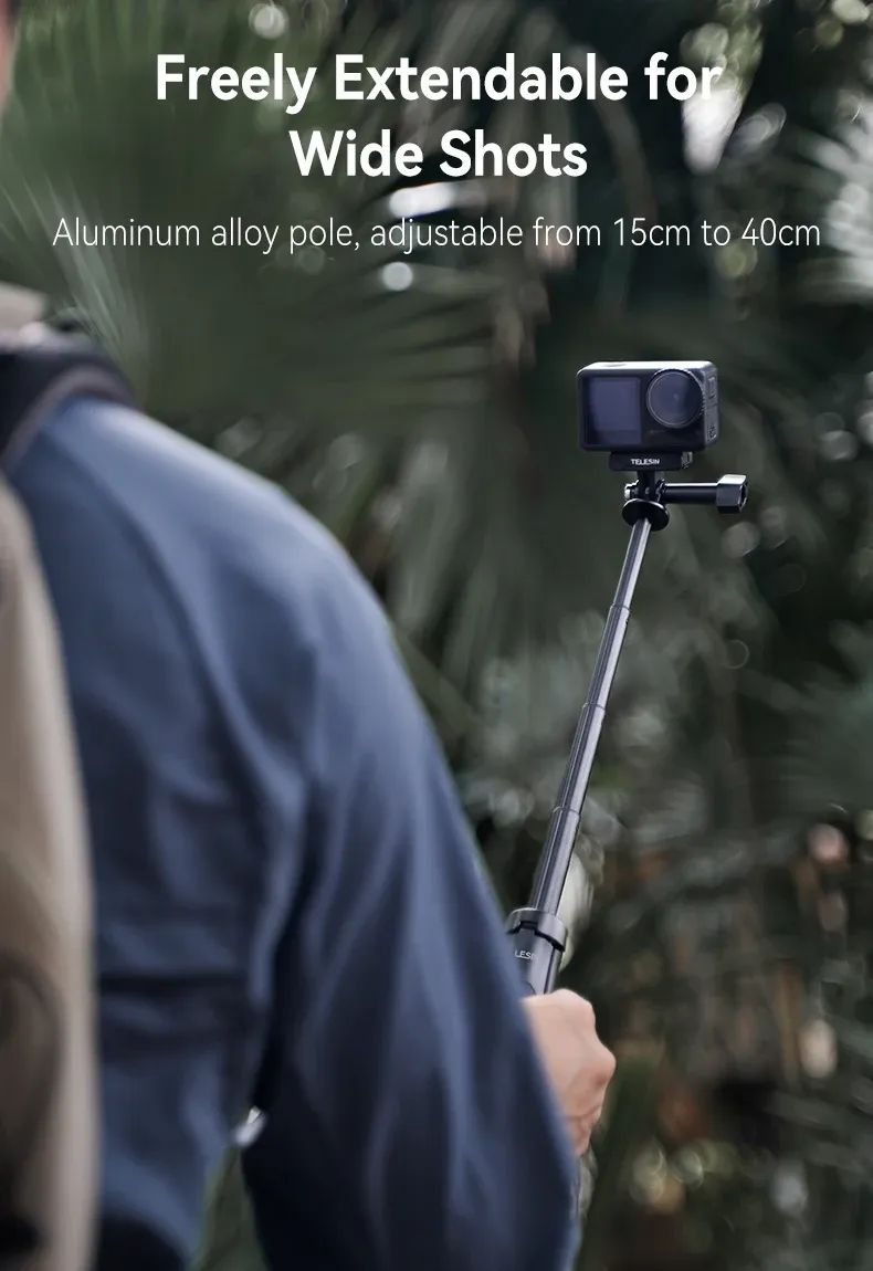 Accessoire TELESIN compatible caméra d'action