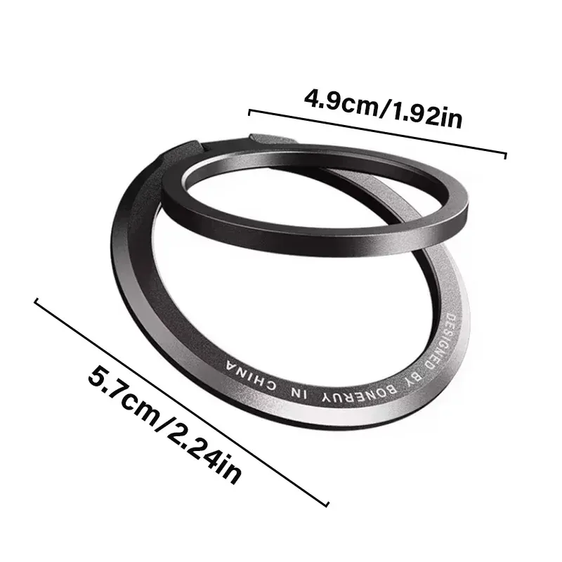 Anneau de support magnétique, détail du design
