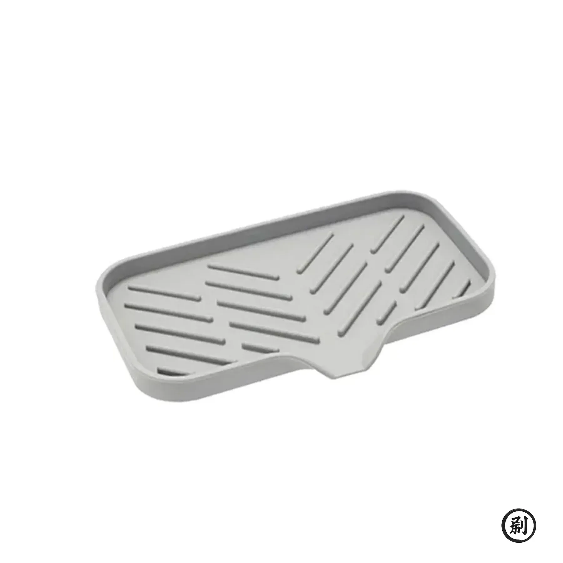 Support de rangement en silicone pour évier avec égouttoir, porte-savon et porte-éponge, pour brosse à récurer et accessoires de cuisine 7