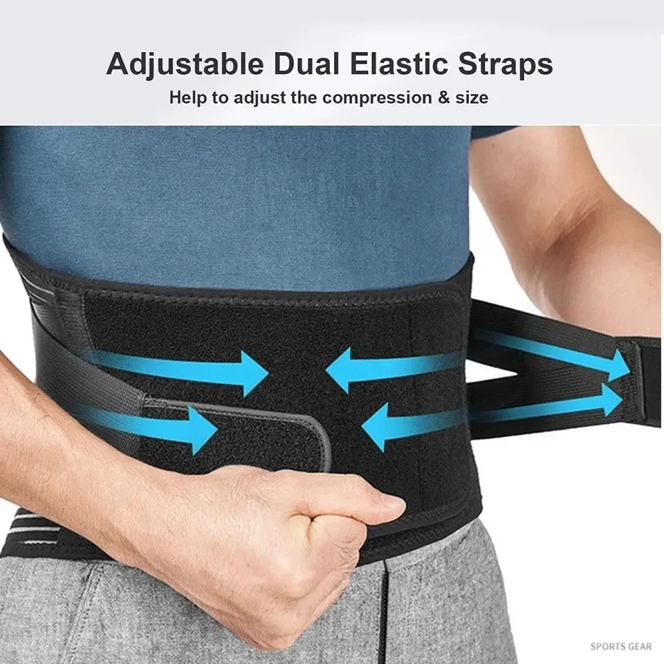 Ceinture de soutien lombaire portée au quotidien