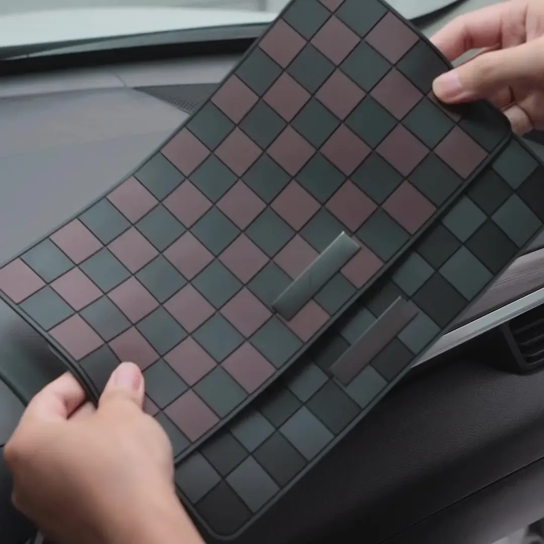 Vue détaillée du tapis pour téléphone