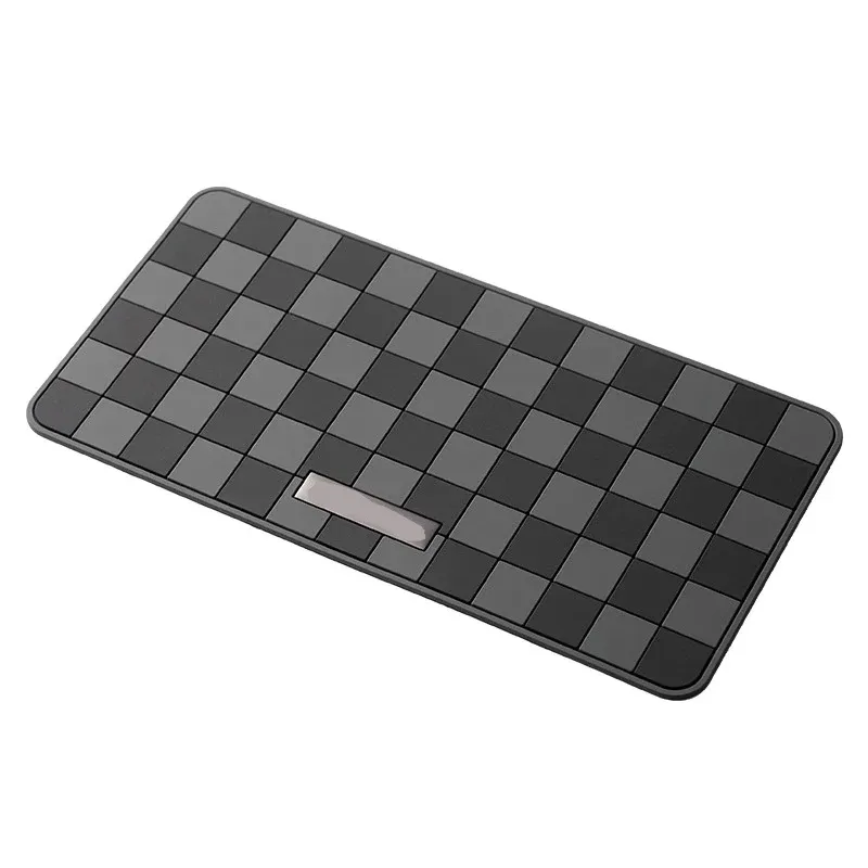 Tapis antidérapant pour tableau de bord de voiture en PVC, 28 x 15 cm, support pour téléphone portable 8