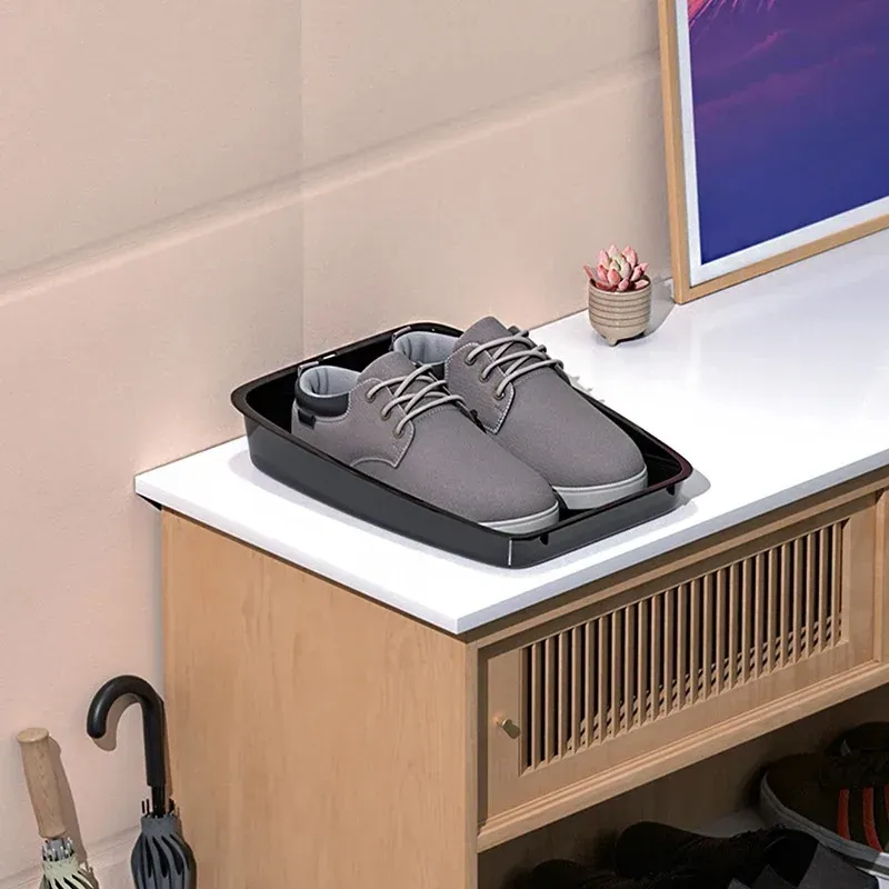 Plateau de rangement pour chaussures de voiture, dans le coffre