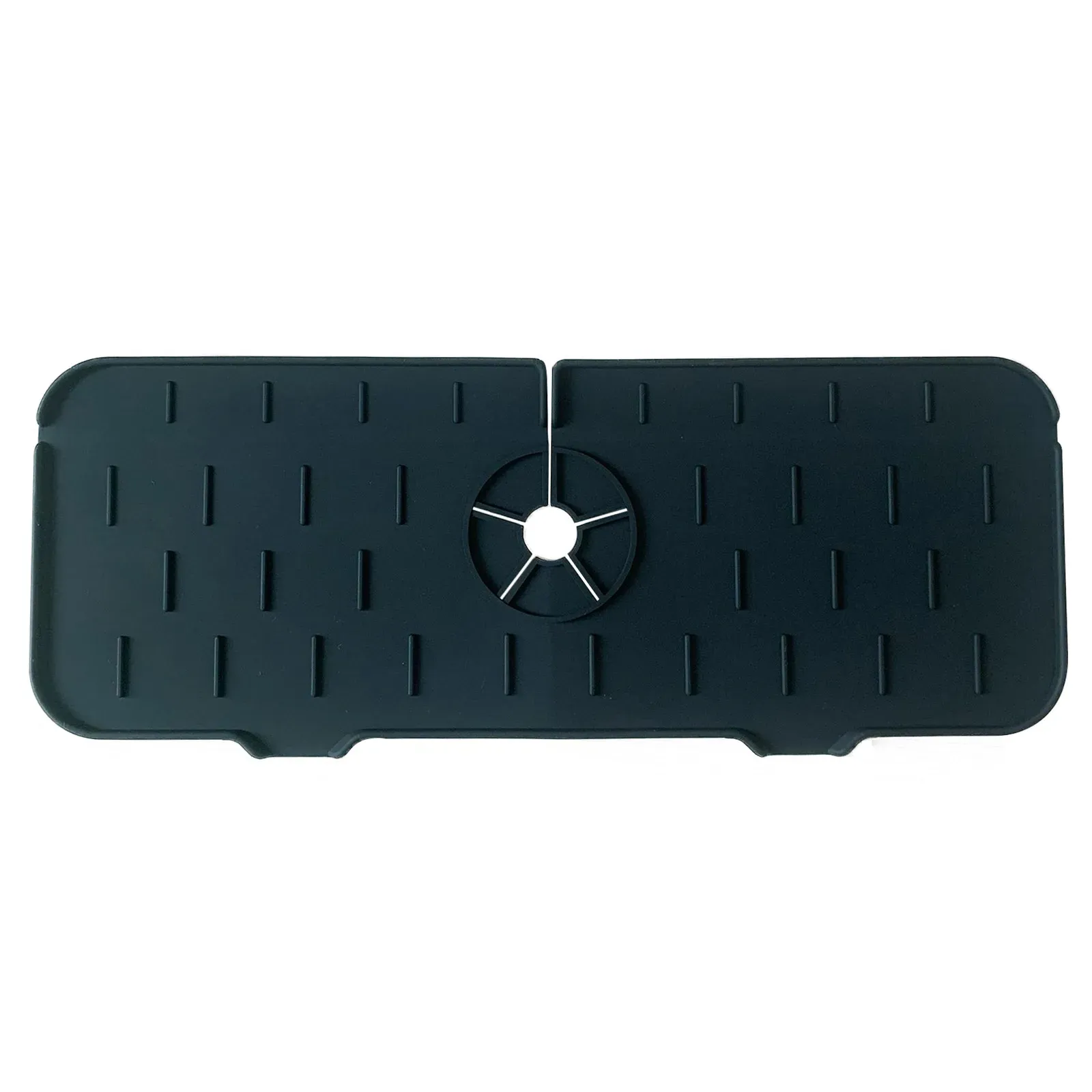 Tapis absorbant en silicone pour robinet, égouttoir anti-éclaboussures pour évier, tapis de protection pour comptoir et tapis de drainage pour salle de bain 8