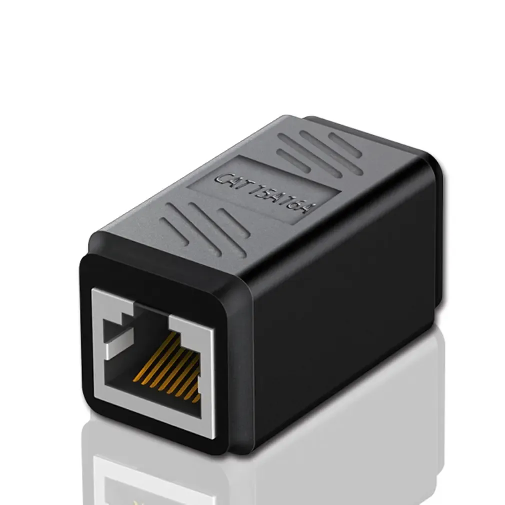 Connecteur RJ45 Cat7/6 Adaptateur Ethernet Gigabit Coupleur réseau femelle à femelle