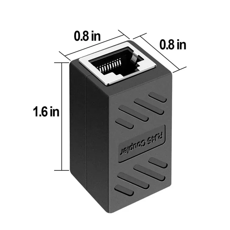 Connecteur RJ45 Cat7/6 Adaptateur Ethernet Gigabit Coupleur réseau femelle à femelle 6