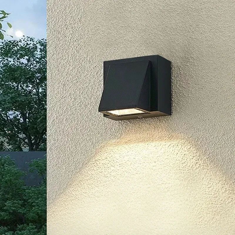 Applique murale LED étanche pour intérieur et extérieur, montage en saillie, éclairage haut et bas, 85-265 V CA