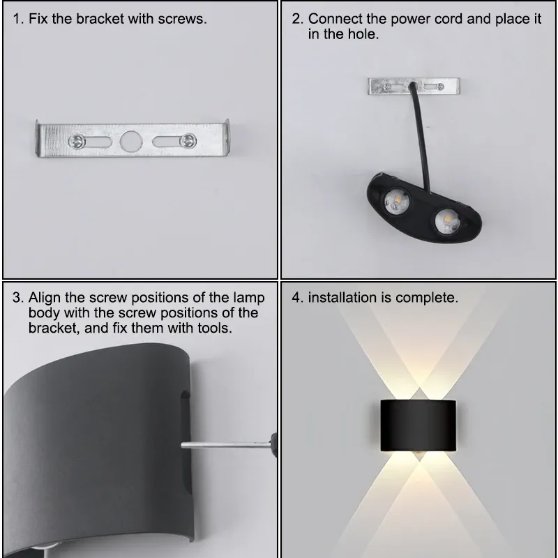 Applique murale LED, intégration architecturale