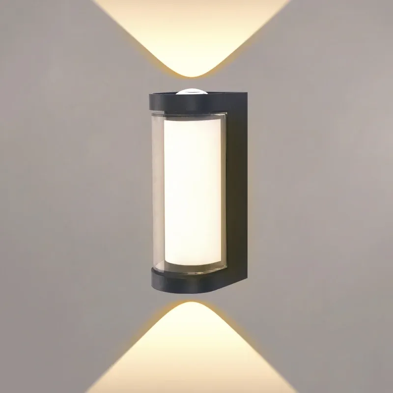 Applique murale LED étanche pour intérieur et extérieur, montage en saillie, éclairage haut et bas, 85-265 V CA 10