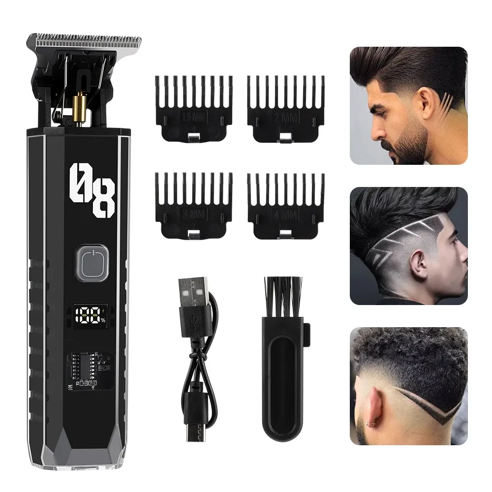 Tondeuse à cheveux sans fil pour hommes, vue de détail