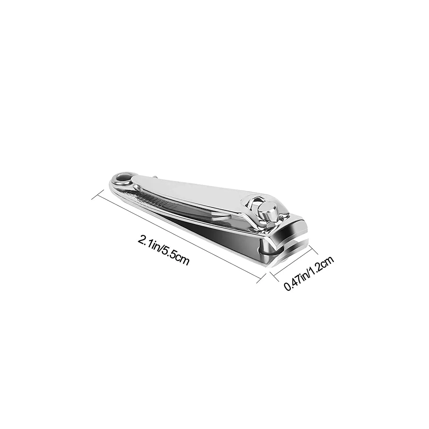 Coupe-ongles en acier inoxydable de qualité supérieure avec lime à ongles tranchante 7