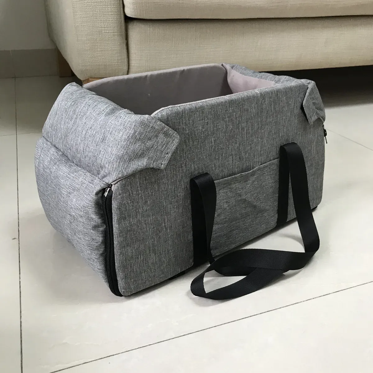 Siège de voiture de luxe pour chien et chat