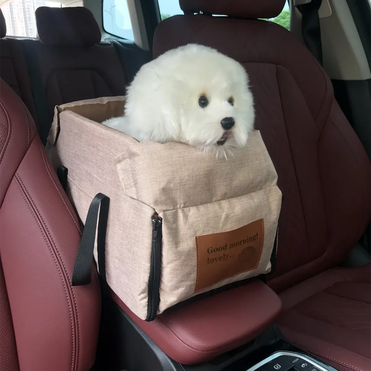 Transporteur portable pour animaux de compagnie en situation