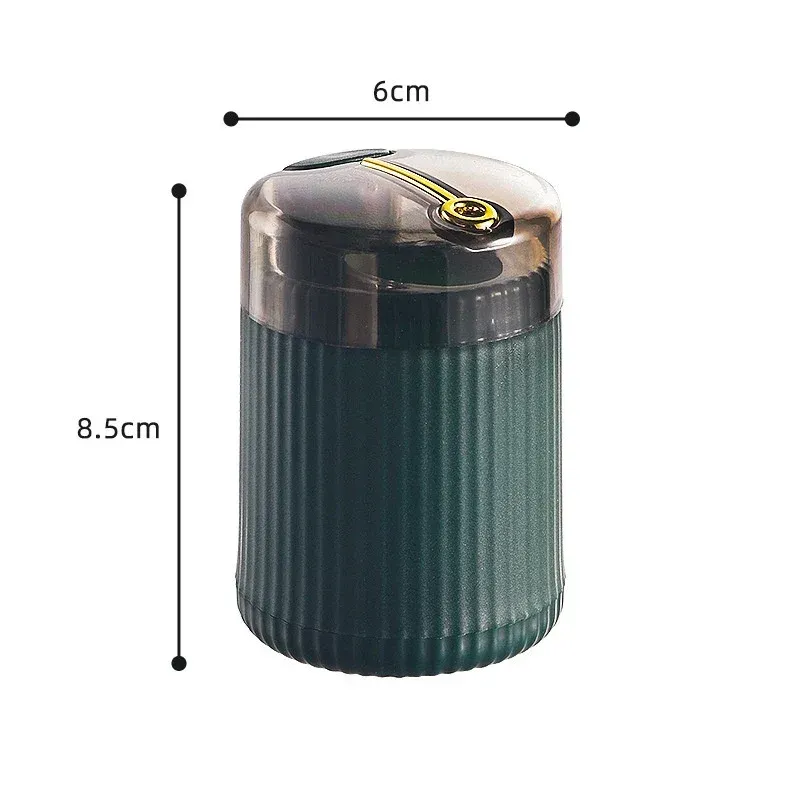 Distributeur de cure-dents pop-up portable en plastique 5