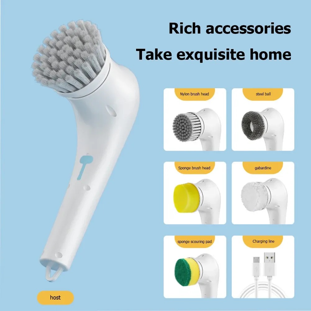 Brosse rotative pour salle de bains