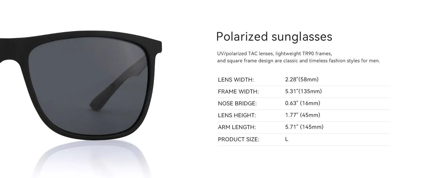 Lunettes de soleil ZENOTTIC, élégance intemporelle