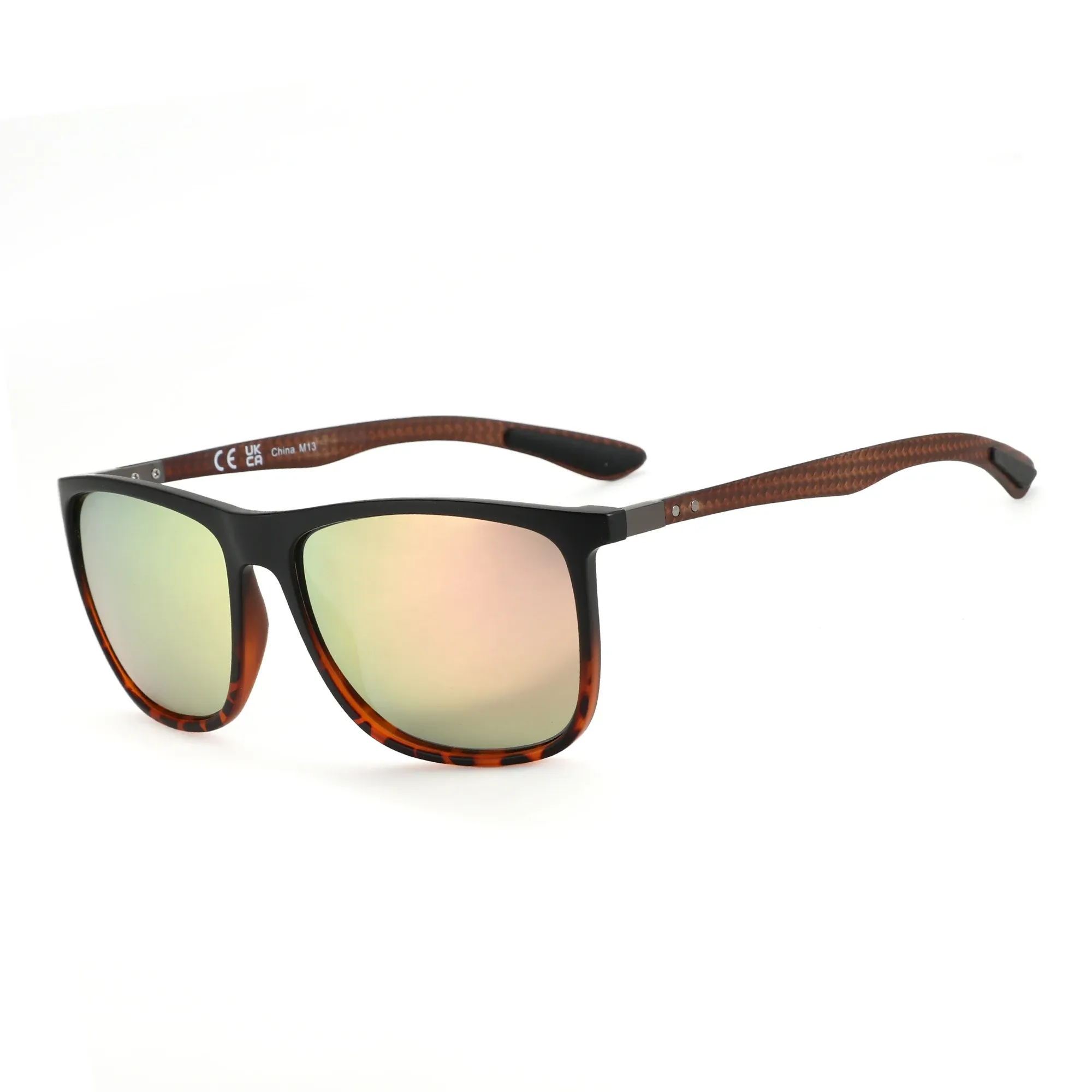 Lunettes de soleil polarisées ultralégères en fibre de carbone pour le golf et les sports, modèle 400 16