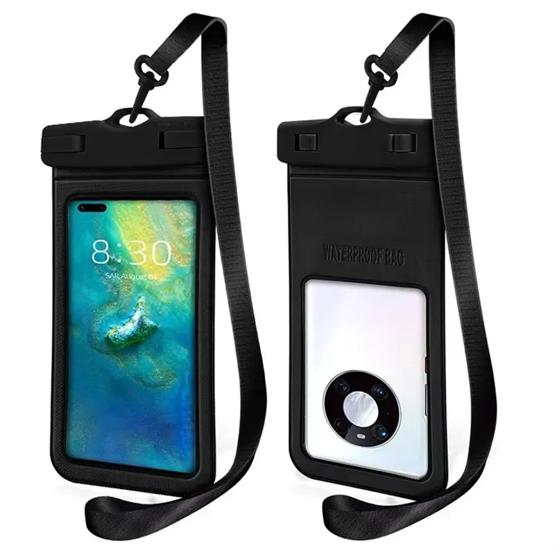 Coque étanche universelle pour smartphone, compatible iPhone et Samsung Galaxy, pochette sèche pour la natation 11