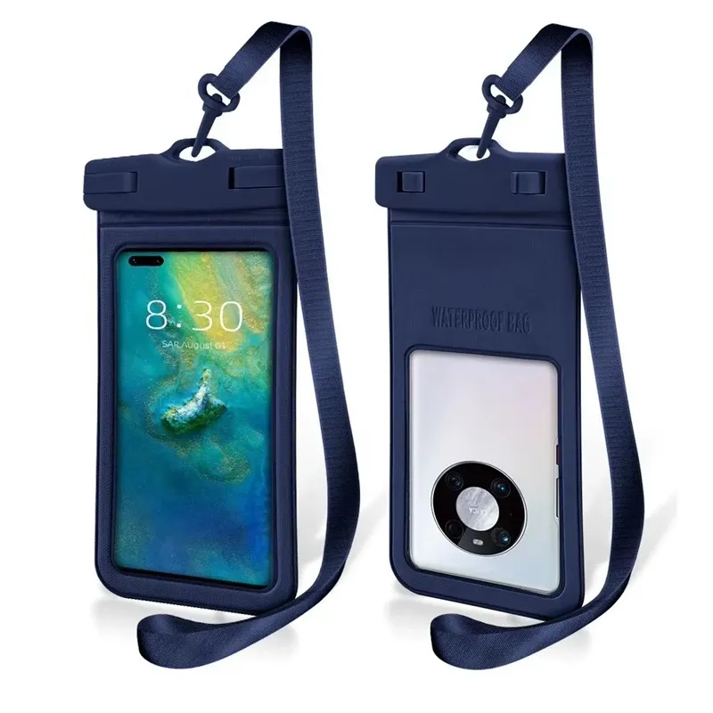 Coque étanche universelle pour smartphone, compatible iPhone et Samsung Galaxy, pochette sèche pour la natation 7