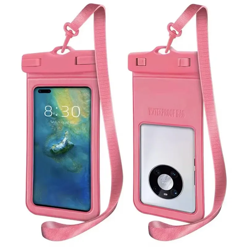 Coque étanche universelle pour smartphone, compatible iPhone et Samsung Galaxy, pochette sèche pour la natation 8