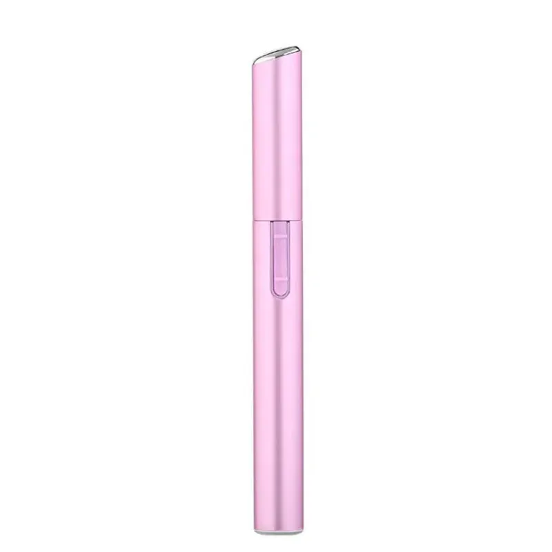 Tondeuse électrique portable pour le visage et les sourcils, rasoir corps pour femme, rose et noir 8