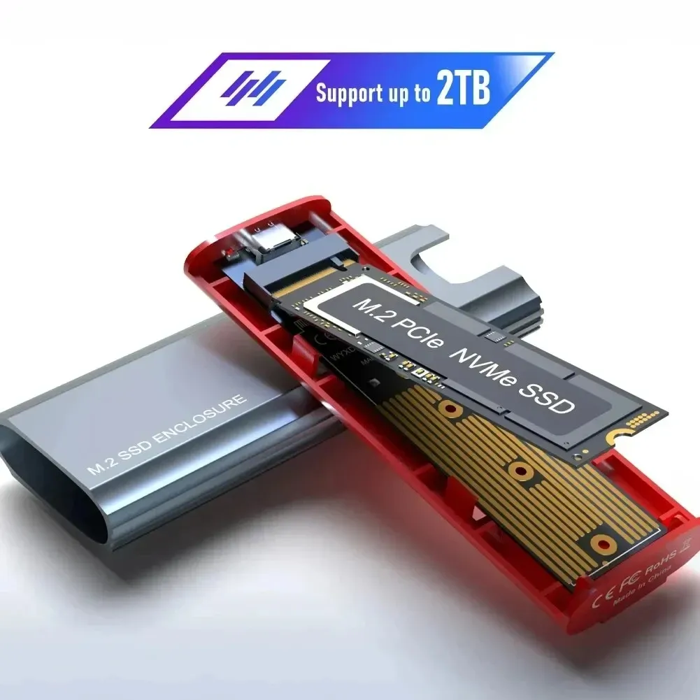 Boîtier SSD M.2 NVMe en aluminium